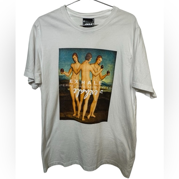 P.A.M Perks & Mini Eve High End designer Streetwear Men’s L Graphic T-Shirt MINT